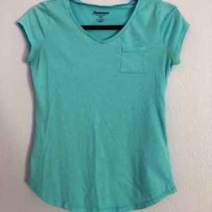 Old Navy light blue girls shirt.